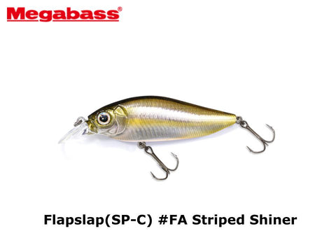 Megabass Flapslap(SP-C) #FA Striped Shiner