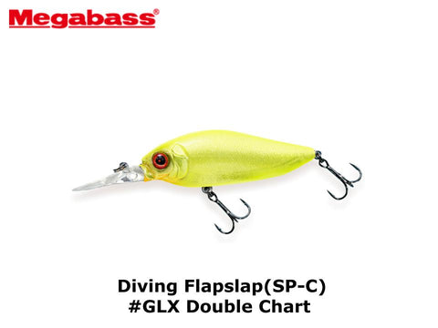 Megabass Diving Flapslap(SP-C) #GLX Double Chart