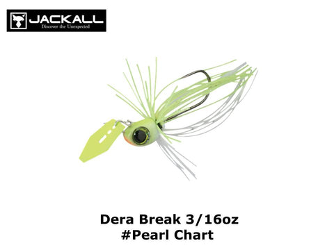 Jackall Dera Break 3/16oz #Pearl Chart