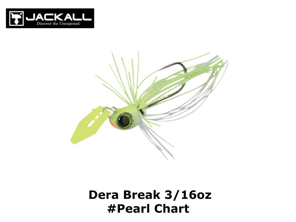 Jackall Dera Break 3/16oz #Pearl Chart