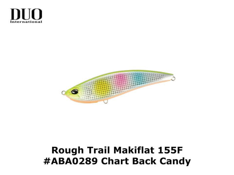 Duo Rough Trail Makiflat 155F #ABA0289 Chart Back Candy