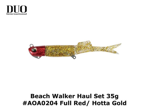 Duo Beach Walker Haul Set 35g #AOA0204 Full Red/ Hotta Gold