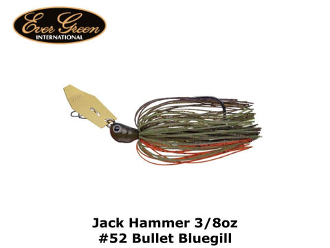 Evergreen Jack Hammer 3/8oz #52 Bullet Bluegill