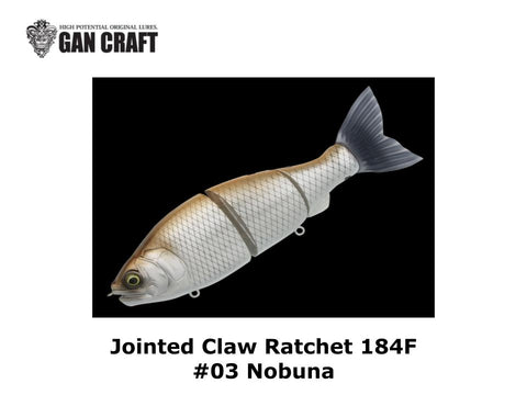 Gan Craft Jointed Claw Ratchet 184F #03 Nobuna