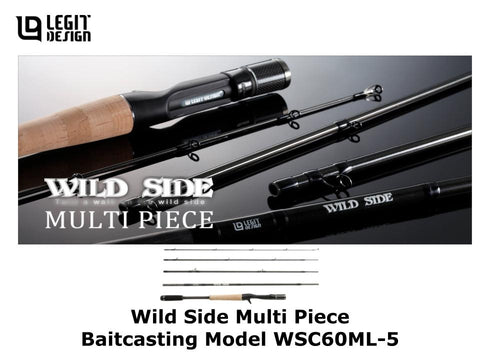 Legit Design Wild Side Multi Piece Baitcasting Model WSC60ML-5