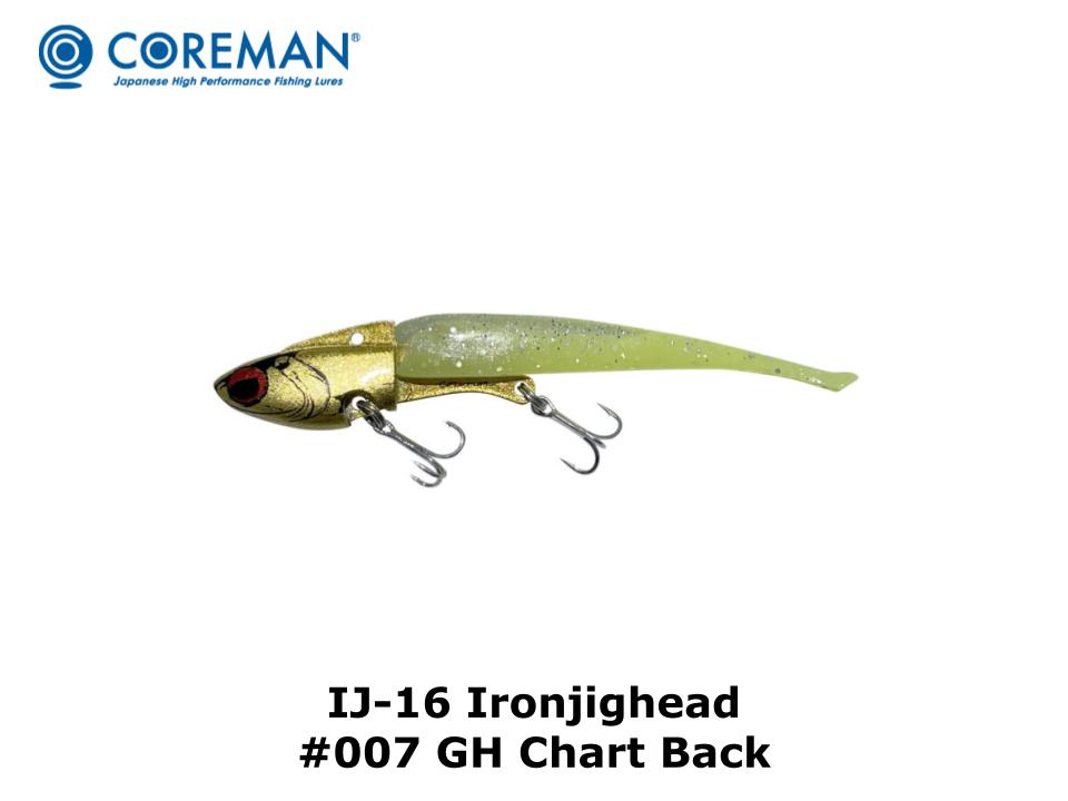 Coreman IJ-16 Ironjighead #007 GH Chart Back