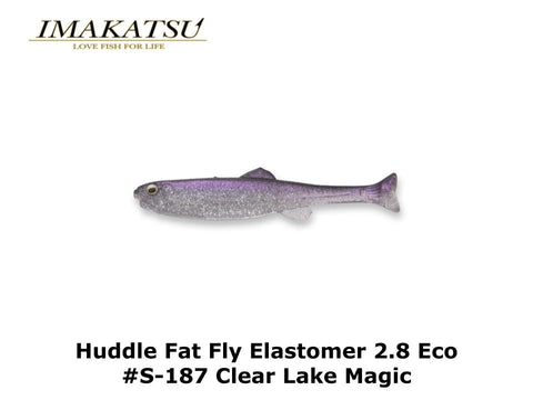 Imakatsu Huddle Fat Fly Elastomer 2.8 Eco #S-187 Clear Lake Magic