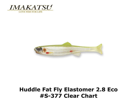 Imakatsu Huddle Fat Fly Elastomer 2.8 Eco #S-377 Clear Chart