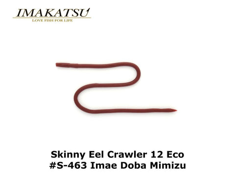 Imakatsu Skinny Eel Crawler 12 Eco #S-463 Imae Doba Mimizu