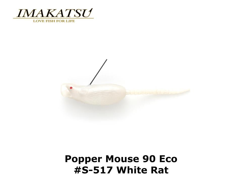 Imakatsu Popper Mouse 90 Eco #S-517 White Rat
