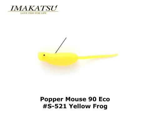 Imakatsu Popper Mouse 90 Eco #S-521 Yellow Frog