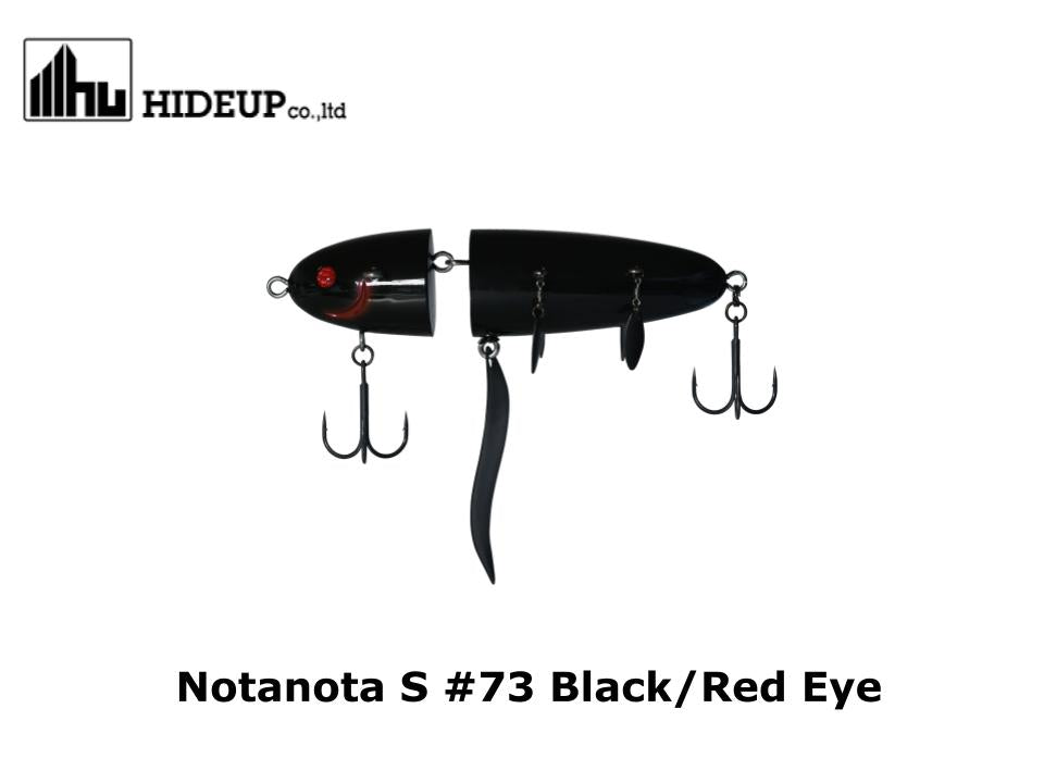 Hideup Notanota S #73 Black/Red Eye – JDM TACKLE HEAVEN Hideup Notanota S #73 Black/Red Eye – JDM TACKLE HEAVEN