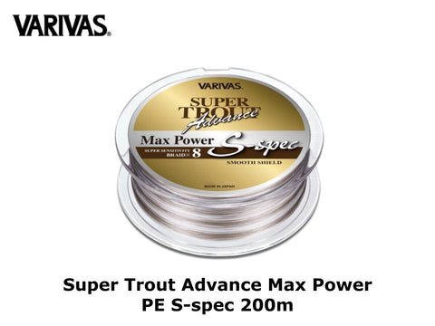 Varivas Super Trout Advance Max Power PE S-spec 200m #0.8