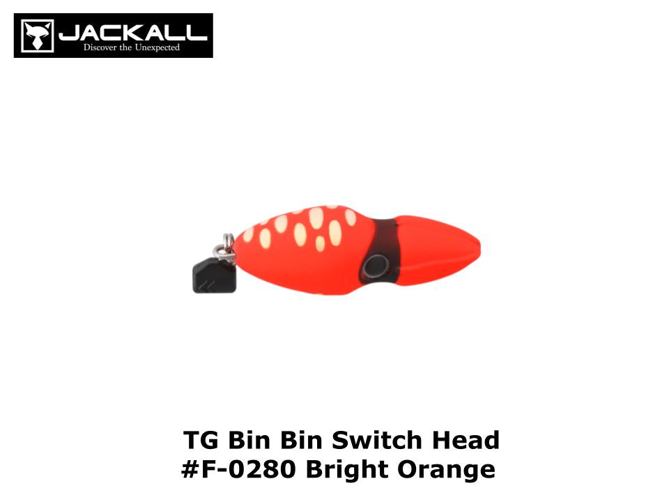 Jackall TG Bin Bin Switch Head 100g #F-0280 Bright Orange