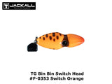 Jackall TG Binbin Switch Head 45g #F-0353 Switch Orange