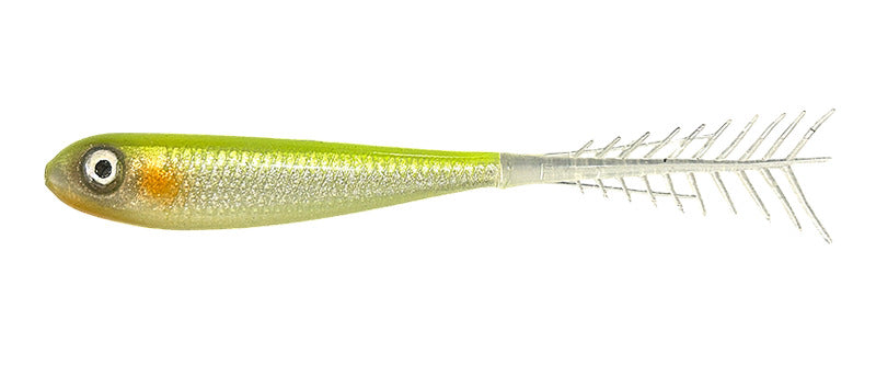 Imakatsu Rainbow Tube 3 inch Eco #S-207 Half Skeleton Chart Shad