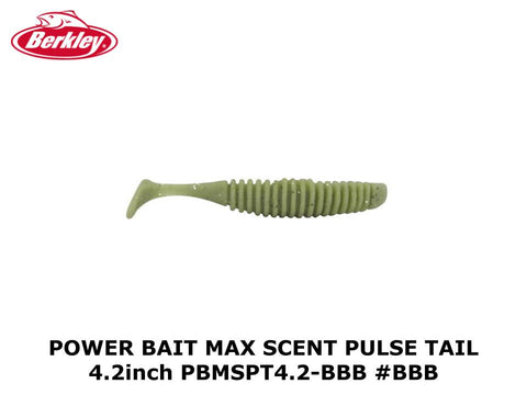 Berkley Power Bait Max Scent Pulse Tail 4.2 inch PBMSPT4.2-BBB #BBB