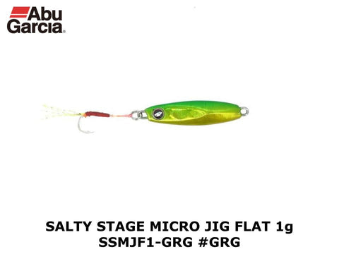 Abu Garcia Salty Stage Micro Jig Flat 1g SSMJF1-GRG #GRG