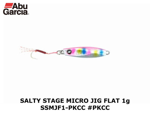 Abu Garcia Salty Stage Micro Jig Flat 1g SSMJF1-PKCC #PKCC