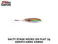 Abu Garcia Salty Stage Micro Jig Flat 2g SSMJF2-KBNG #KBNG