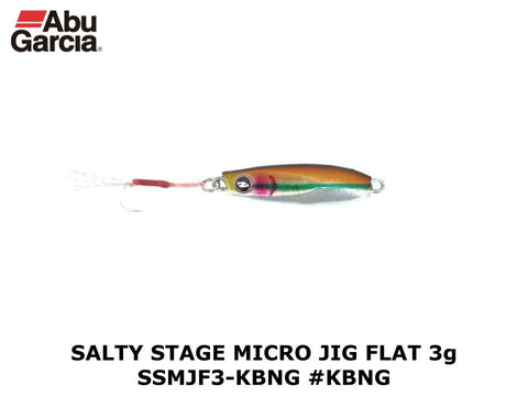 Abu Garcia Salty Stage Micro Jig Flat 3g SSMJF3-KBNG #KBNG