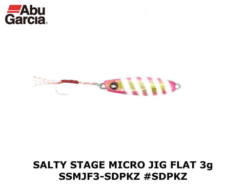 Abu Garcia Salty Stage Micro Jig Flat 3g SSMJF3-SDPKZ #SDPKZ