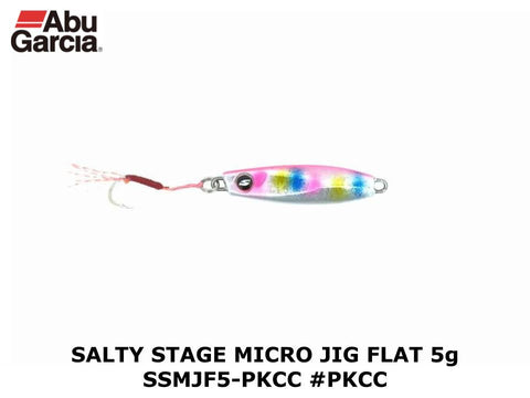 Abu Garcia Salty Stage Micro Jig Flat 5g SSMJF5-PKCC #PKCC
