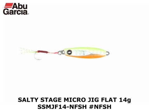 Abu Garcia Salty Stage Micro Jig Flat 14g SSMJF14-NFSH #NFSH