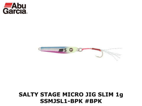 Abu Garcia Salty Stage Micro Jig Slim 1g SSMJSL1-BPK #BPK