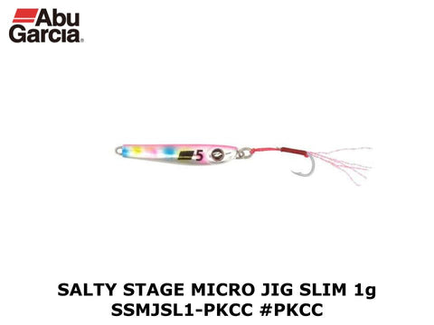 Abu Garcia Salty Stage Micro Jig Slim 1g SSMJSL1-PKCC #PKCC