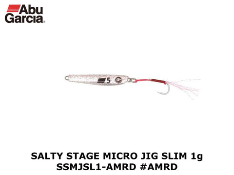 Abu Garcia Salty Stage Micro Jig Slim 1g SSMJSL1-AMRD #AMRD
