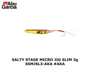 Abu Garcia Salty Stage Micro Jig Slim 3g SSMJSL3-AKA #AKA