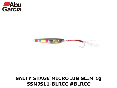 Abu Garcia Salty Stage Micro Jig Slim 1g SSMJSL1-BLRCC #BLRCC