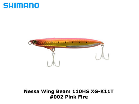 Shimano Nessa Wing Beam 110HS XG-K11T #002 Pink Fire