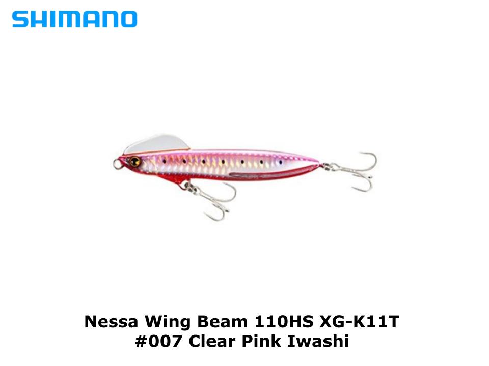 Shimano Nessa Wing Beam 110HS XG-K11T #007 Clear Pink Iwashi