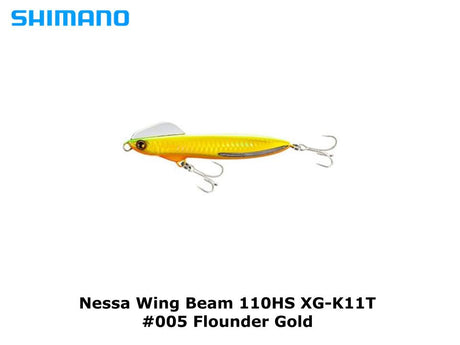 Shimano Nessa Wing Beam 110HS XG-K11T #005 Flounder Gold