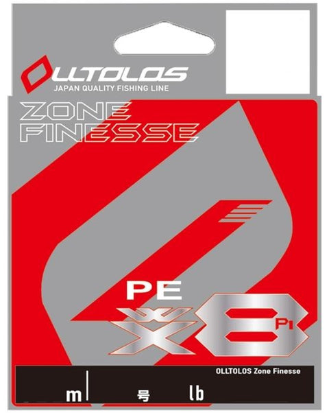YGK XBRAID OLLTOLOS PEWX8 Zone Finesse 100m #1.2 25lb