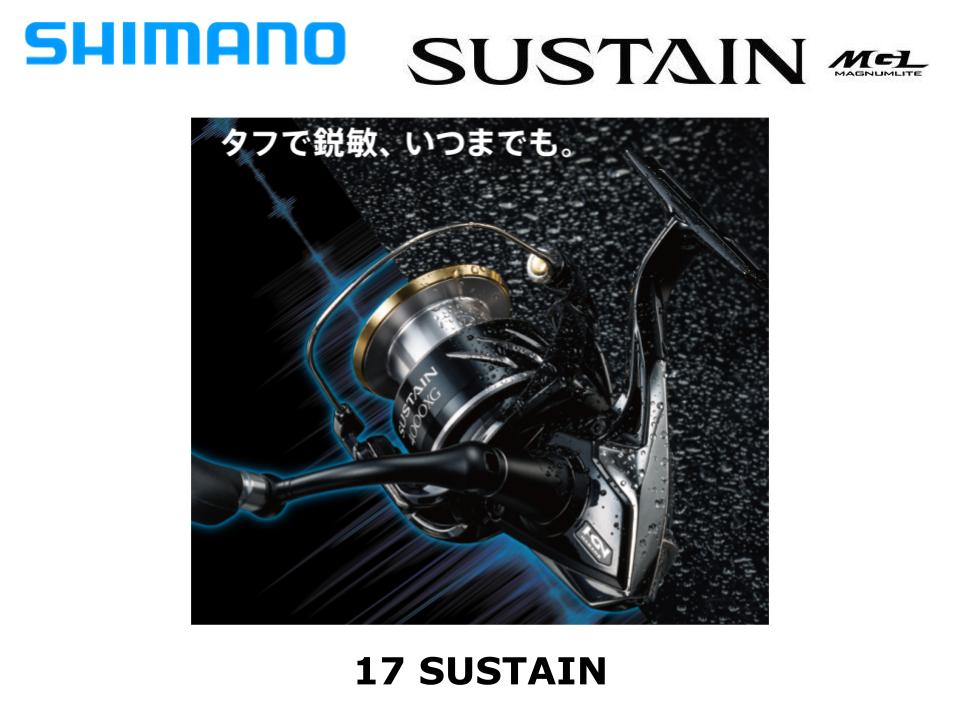 shimano 17 sustain c3000hg spinning reel Shimano 17 Sustain C3000HG – JDM TACKLE HEAVEN