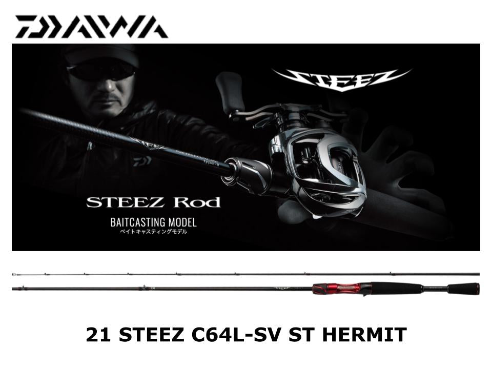 Daiwa 21 Steez Casting C64L-SV ST HERMIT