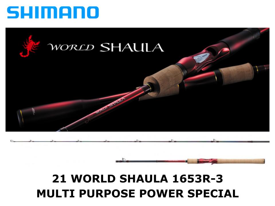Pre-Order Shimano 21 World Shaula Baitcasting 1653R-3