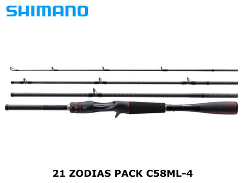 Shimano 21 Zodias Pack Baitcasting C58ML-4
