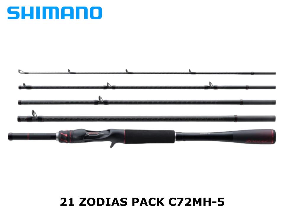baitcasting pack rod Pre-Order Shimano 21 Zodias Pack Baitcasting C72MH-5 – JDM TACKLE HEAVEN