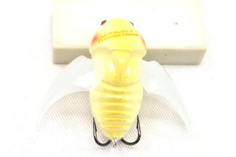 Used Megabass Beetle X Hover Craw 41.5mm 1/4oz #10 FF Glow Shirohitori