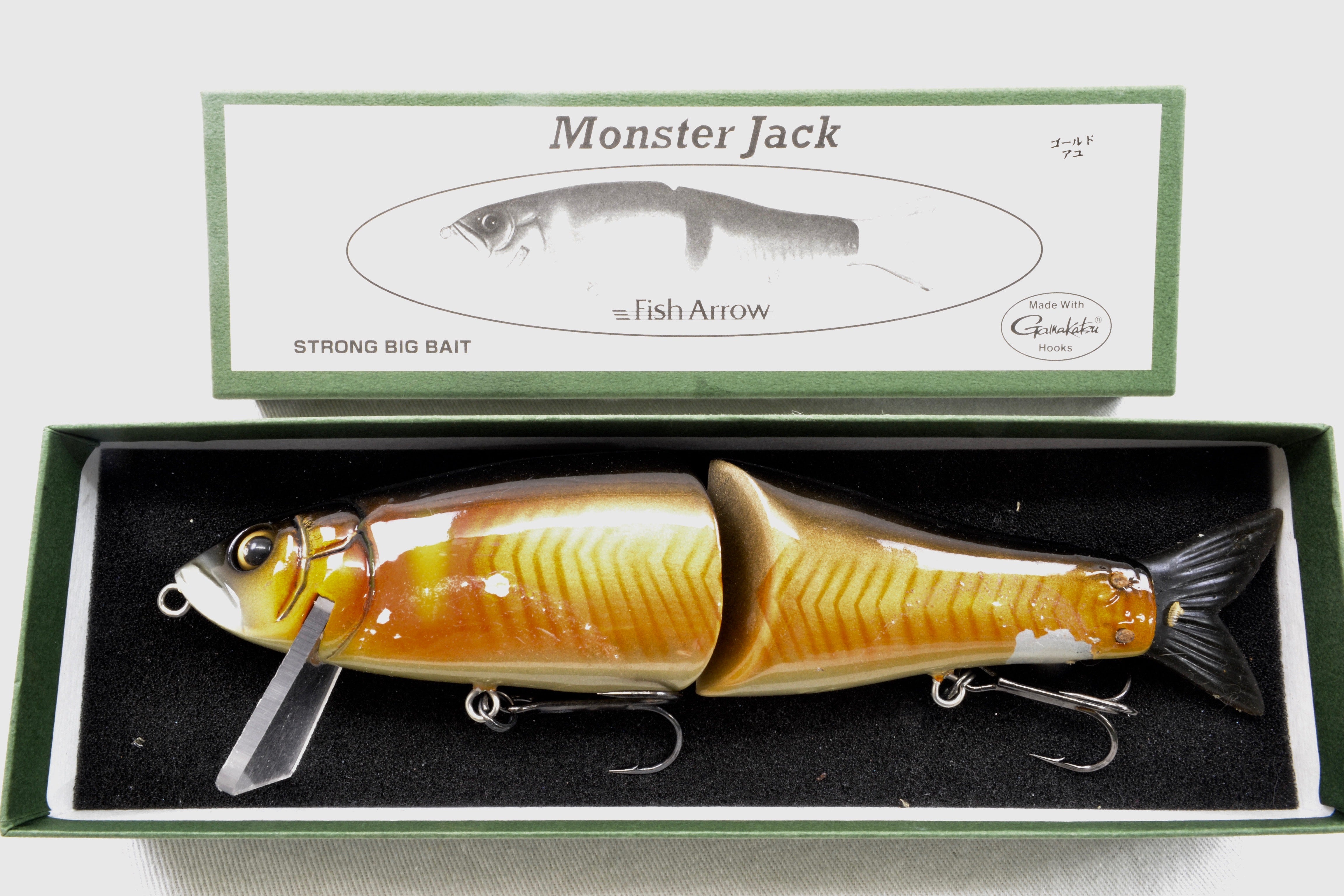 Used Fish Arrow Monster Jack Jr. #Gold Ayu – JDM TACKLE HEAVEN