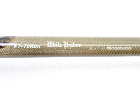 Used Megabass Orochi Huge Contact F7-76RDTi White Python