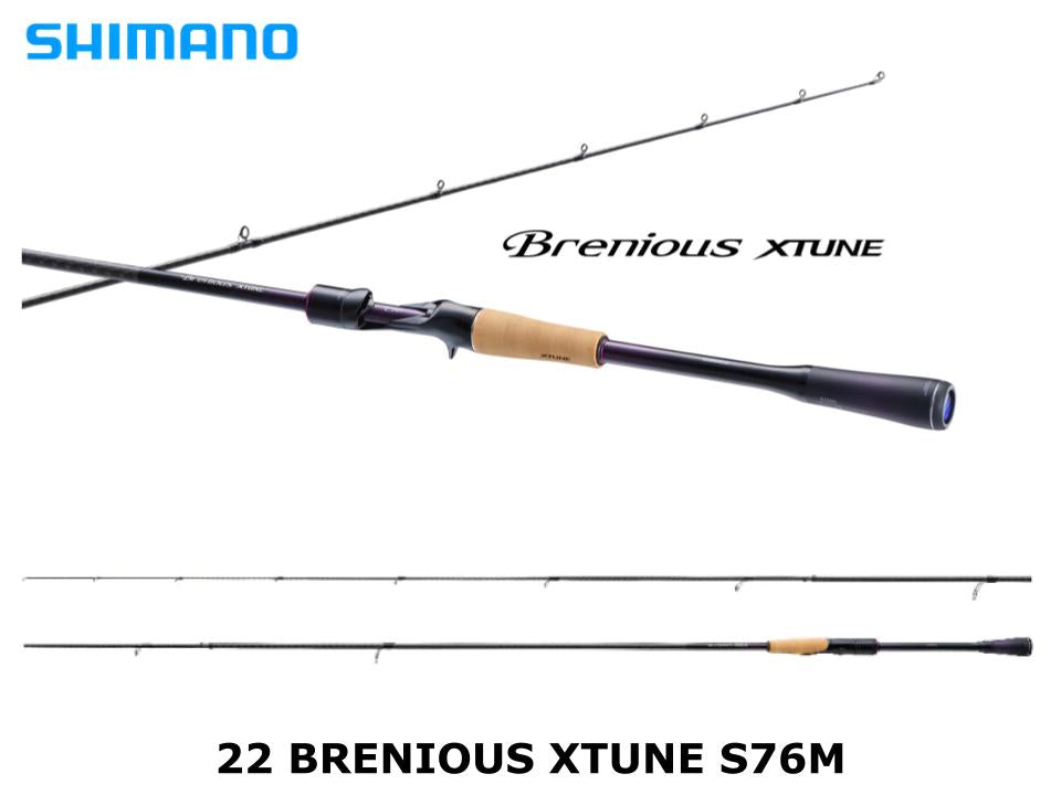 shimano brenious rods Shimano 22 Brenious Xtune S76M – JDM TACKLE HEAVEN