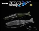 Gan Craft Jointed Claw Shape-S 4.0 inch #T04 Wakasagi Aurora F