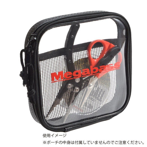 Megabass CLEAR POUCH 3 size variation fishing tackle storage