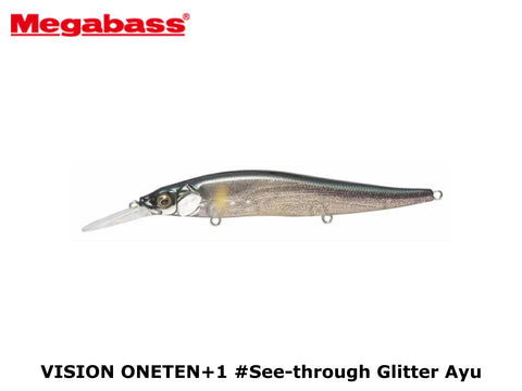 Megabass Vision Oneten + 1 #See-through Glitter Ayu