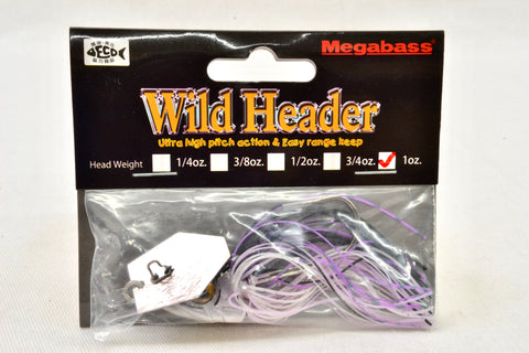 Megabass Wild Header #Purple Shad 1oz